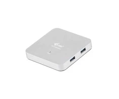 I-tec Metal U3HUBMETAL4 sąsajos šakotuvas USB 3.2 Gen 1 (3.1 Gen 1) Type-A 5000 Mbit/ai Sidabras