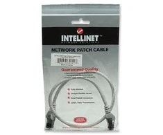 Intellinet 0.5m Cat6 tinklo kabelis 0,5 m U/UTP (UTP) Pilka