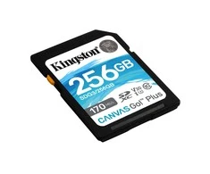 Atminties kortelė Kingston 256GB SDXC Canvas Go Plus 170R C10 UHS-I U3 V30