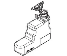 KYOCERA 302LV93020 atsarginė spausdintuvo / skaitytuvo dalis Panaudotų miltelių talpykla 1 vnt