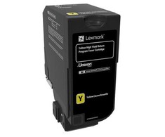 Lexmark 74C2HY0 tonerio kasetė Originalus Geltona 1 vnt