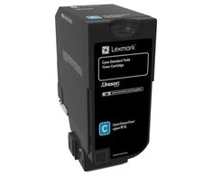 Lexmark CS72x žalsvai mėlyna standartinė našumo dažų kasetė | Lexmark 74C0S20 | CS720 žalsvai mėlynos spalvos standartinio našumo dažų kasetė | Kasetė | Žydra spalva