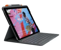 Logitech Slim Folio QWERTZ Vokiečių Grafitas „Bluetooth“