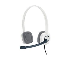 LOGITECH H150 ausinės su mikrofonu, baltos
