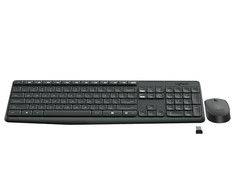 Belaidis klaviatūros ir pelės rinkinys Logitech MK235, RU išdėstymas