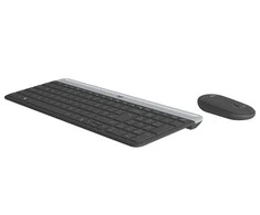 Logitech MK470 Slim Wireless Combo, belaidė klaviatūra ir pelė, Nordic išdėstymas, Grafito spalvos