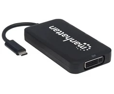 MANHATTAN 152600 Manhattan AV USB-C 3.1 kelių prievadų adapteris –> HDMI/DP/VGA/DVI