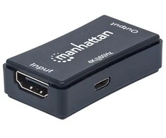 „Intracom“ MANHATTAN HDMI kartotuvas atkuria 4K vaizdo įrašą ir be nuostolių garsą iki 40 m 131 pėdų.