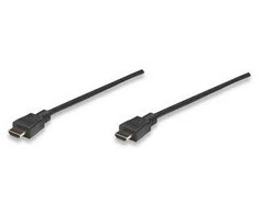 Manhattan 322539 HDMI kabelis 10 m HDMI A tipo (standartinis) Juoda
