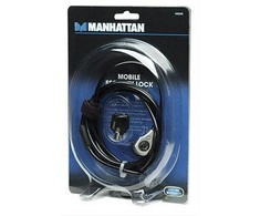 Intracom Manhattan 440240 kabelio užraktas Juoda 1,8 m