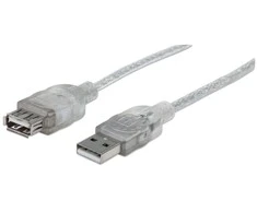 Manhattan Hi-Speed USB 2.0 USB kabelis 4,5 m USB A Sidabras