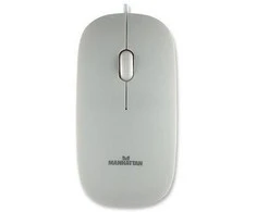 Manhattan Silhouette kompiuterinė pelė USB A tipo Optinis 1000 DPI Abiems rankoms