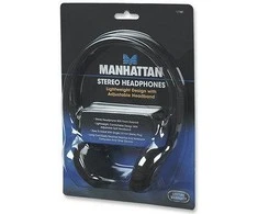 Manhattan Stereo Ausinės Su lankeliu Juoda
