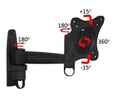 Laikiklis Multibrackets MB FLEXARM 360 II 25KG VESA 75-200 BL