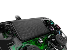 NACON PS4OFCPADCLGREEN žaidimų valdiklis Žaidimų pultelis PlayStation 4 Analoginis / skaitmeninis Žalia, Permatomas
