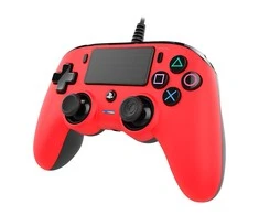 NACON PS4OFCPADRED žaidimų valdiklis Žaidimų pultelis PlayStation 4 Analoginis / skaitmeninis Raudona