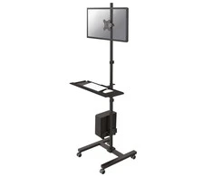 Pelė Neomounts Newstar FPMA-MOBILE1700 reklaminio ekrano laikiklis 81,3 cm (32") Juoda