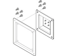 Laikiklis Neomounts NEWSTAR VESA CONVERSION PLATE - VESA 75 TO 100 - Juodas