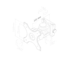 Laikiklis Neomounts FPMA-D885JUODA