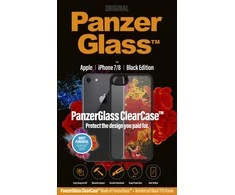 Panzer Glass PanzerGlass | Ekrano apsauga | Iphone | iPhone 7/8/se (2020 m.) | Grūdintas senėjimą stabdantis stiklas | Juodas/Crystal Clear | Skaidri ekrano apsauga