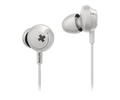 BASS+ Ausinės su mikrofonu Philips SHE4305WT/00, Baltos