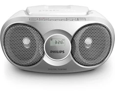 Muzikinis centras Philips CD Soundmachine AZ215S Sidabrinis 3W Skaitmeninis derinimas