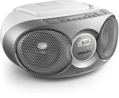 Muzikinis centras Philips CD Soundmachine AZ215S Sidabrinis 3W Skaitmeninis derinimas