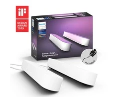 Philips Hue Dviejų šviestuvų juostų Play komplektas (Balta ir spalvota)