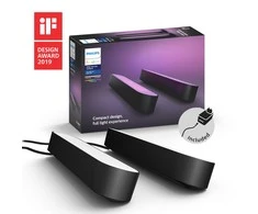 Philips Hue Dviejų šviestuvų juostų Play komplektas (Balta ir spalvota)