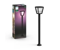 Philips Hue Baltas and colour ambience „Econic” stulpinis lauko šviestuvas