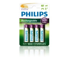 PHILIPS MULTILIFE AA 4 BLISTINIAI NIMH 2600