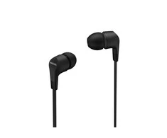 Į ausį įdedamos laidinės ausinės Philips, TAE1105BK/00, Juodos