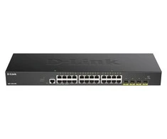 Šakotuvas D-LINK 28 prievadų Smart Managed Gigabit Switch 4x 10G