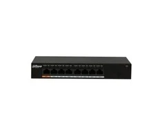 Šakotuvas Dahua Technology PFS3008-8GT-96 tinklo komutatorius Ne-valdomas L2 Gigabit Ethernet (10/100/1000) Juoda Maitinimas per Eternetą (PoE)