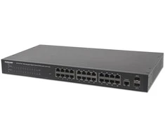 Šakotuvas Intellinet 560559 tinklo komutatorius Gigabit Ethernet (10/100/1000) Juoda Maitinimas per Eternetą (PoE)