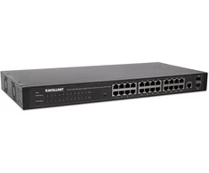 Šakotuvas Intellinet 560917 tinklo komutatorius Valdomas Gigabit Ethernet (10/100/1000) Juoda 1U