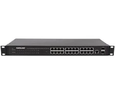 Šakotuvas Intellinet 560917 tinklo komutatorius Valdomas Gigabit Ethernet (10/100/1000) Juoda 1U