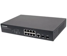 Šakotuvas Intellinet 561167 tinklo komutatorius Valdomas Gigabit Ethernet (10/100/1000) Juoda Maitinimas per Eternetą (PoE)