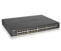Serveris Netgear GS348PP Ne-valdomas Gigabit Ethernet (10/100/1000) Juoda Maitinimas per Eternetą (PoE)