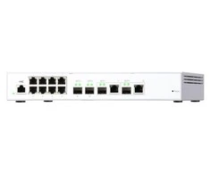 Šakotuvas QNAP QSW-M408-2C tinklo komutatorius Valdomas L2 10G Ethernet (100/1000/10000) Balta