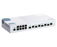 Šakotuvas QNAP QSW-M408-4C tinklo komutatorius Valdomas L2 Gigabit Ethernet (10/100/1000) Balta