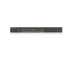 Šakotuvas ZYXEL XGS1930-28HP, 28 PORTŲ SMART MANAGED POE JUNGIKLIS, 24X GIGABIT POE IR 4X 10G SFP+, HIBIRDINIS REŽIMAS, STANDALINIS ARBA NEBULAFLEX DEBESIS, 375 W POE