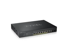 Zyxel XS1930-12HP-ZZ0101F tinklo komutatorius Valdomas L3 10G Ethernet (100/1000/10000) Juoda Maitinimas per Eternetą (PoE)