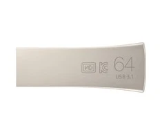 USB laikmena Samsung BAR Plus, 64 GB, Sidabrinės spalvos