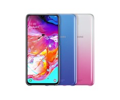 Dėklas Samsung Galaxy A70 Gradation Nugarėlė Violetinė