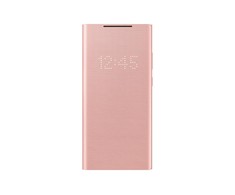 Dėklas NN980PAE LED vaizdo dangtelis, skirtas Samsung Galaxy Note 20 / Note 20 5G (rudas)