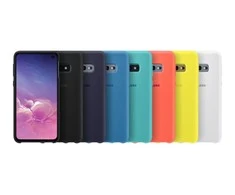 Samsung PG970TBE Silikoninis dėklas skirtas Galaxy S10e G970 (Juodas)