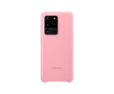 Dėklas Samsung Galaxy S20 Ultra Silikoninė Nugarėlė Rožinė