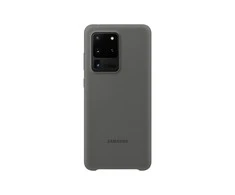 Dėklas Samsung Galaxy S20 Ultra Silikoninė Nugarėlė Pilka
