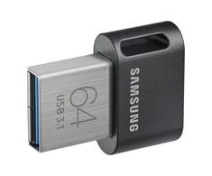 USB laikmena Samsung FIT Plus, 64 GB, Juodos spalvos